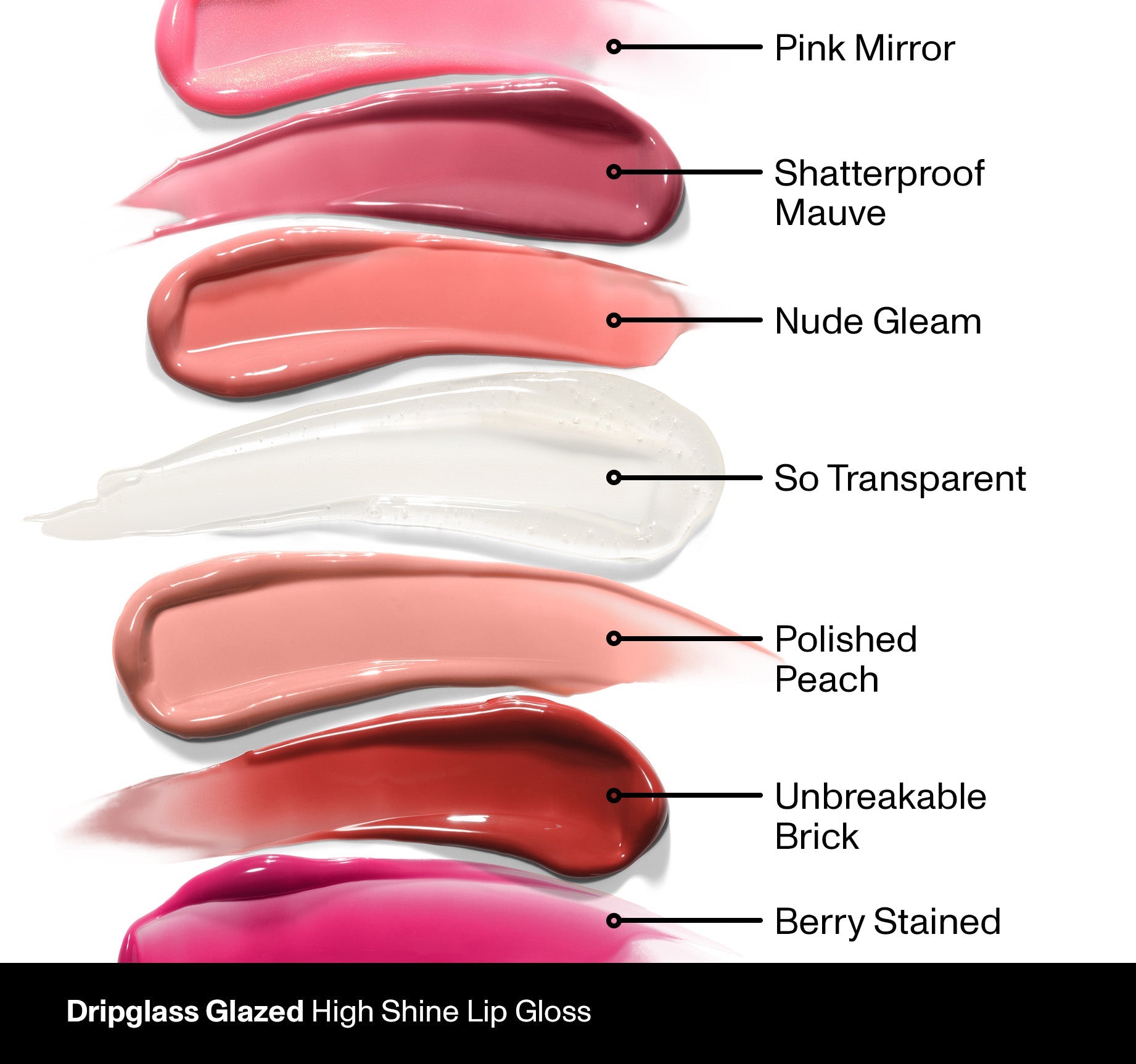 Dripglass Glazed High Shine Lip Gloss - Polished Peach - Image 4