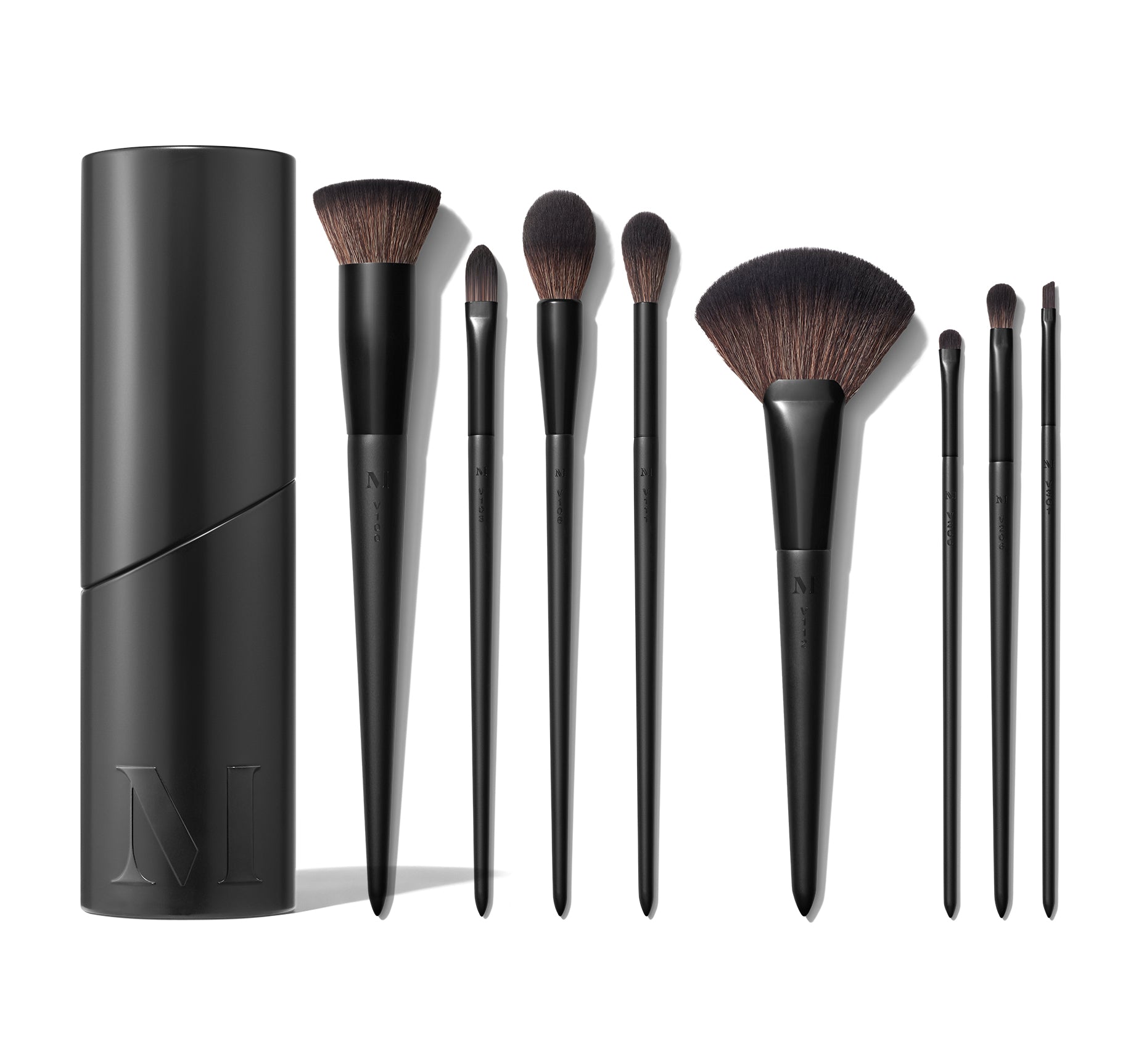 Morphe Vegan Pro 8-Piece Face & Eye Brush Set with Advanced Synthetic Bristles | makeup brushes