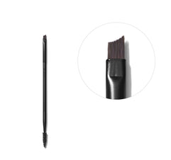 V207 - Dual-Ended Dipped Liner And Brow Brush